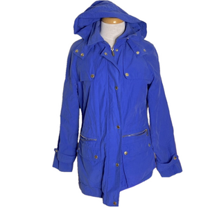 🌹 Calvin Klein 🌹 Vibrant Blue Hooded Jacket